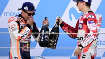 Sólo dos parejas de compañeros superan al Márquez-Lorenzo