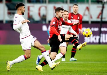 Christian Pulisic returns for AC Milan’s win over Fiorentina in Serie A