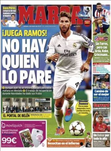 Portadas de la prensa deportiva