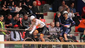 Sebastián Mora, quinto en el Omnium