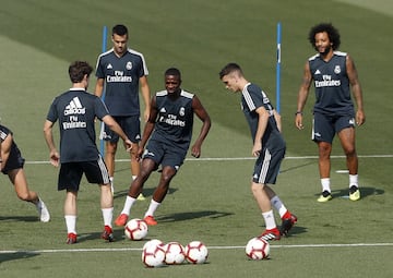 El Madrid prepara su estreno liguero ante el Getafe