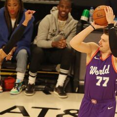 Doncic pone la magia y EE UU saca músculo en el Rising Stars