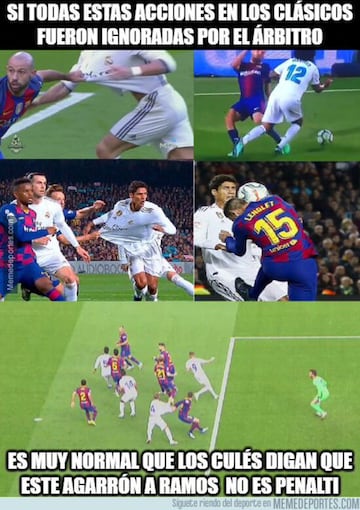 Los mejores memes del Clásico Barcelona - Real Madrid