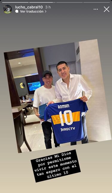Luciano Cabral se reencuentra con Riquelme y las redes arden: “Gracias, maestro...”