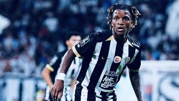 Justin Kalumba, extremo del Angers francés, posible fichaje del RCD Mallorca.