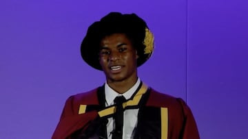 Rashford becomes youngest recipient of honorary University of Manchester doctorate