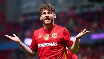 during the 11th round match between Toluca and Atlas as part of the Liga BBVA MX Varonil, Torneo Clausura 2026 at Nemesio Diez Stadium, on March 14, 2026 in Toluca, Estadio de Mexico, Mexico.