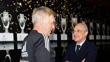 08/07/22 REAL MADRID PRETEMPORADA
Carlo Ancelotti FLORENTINO PEREZ PRESIDENTE
