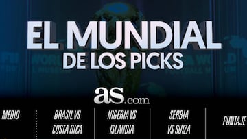 Los medios internacionales que colaboran con sus pronósticos en AS México para el Mundial de Rusia 2018, tienen decisiones divididas entre Nigeria e Islandia.