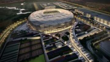 El cuarto estadio en iniciar sus obras, el Qatar Fundation Stadium, está diseñado por una firma de arquitectos española y estará listo para 2018.