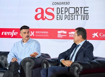 Álvaro Benito y Tomás Roncero en el Congreso Deporte en Positivo.