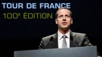 El director del Tour de Francia, Christian Prudhomme, durante la presentación de la edición de 2013.