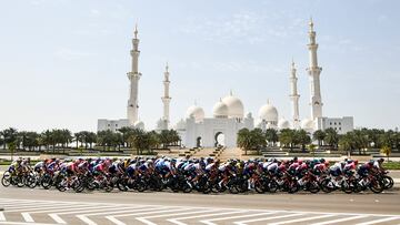 Etapa del UAE Tour 2022.