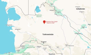 Así es la Puerta al Infierno, el agujero que lleva ardiendo más de 50 años