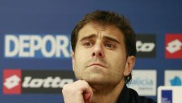 El portero del Deportivo de la Coruña, Dani Aranzubia.