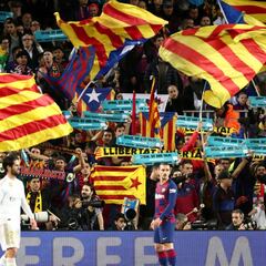 Barcelona fined and threatened with stadium closure over balls thrown onto field during Clásico