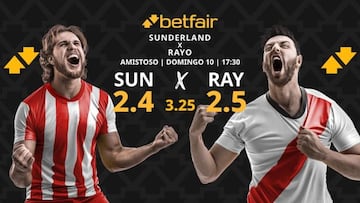 Sunderland AFC vs. Rayo Vallecano: horario, dónde ver y pronósticos