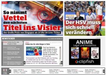 Portadas de la prensa extranjera