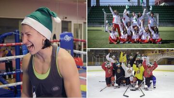 La felicitación navideña de nuestras deportistas: "¡Feliz 2018!"