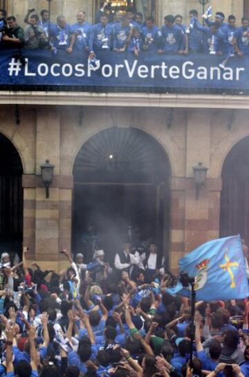 Oviedo celebra el ascenso