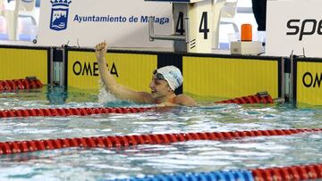 La nadadora Lid&oacute;n Mu&ntilde;oz, durante el Campeonato de Espa&ntilde;a Open celebrado en M&aacute;laga.