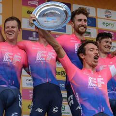 Rigoberto se queda con el malliot naranja de la primera etapa