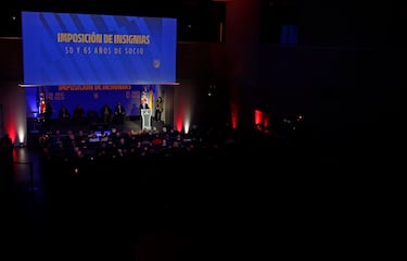 El Atlético honra a sus socios más veteranos