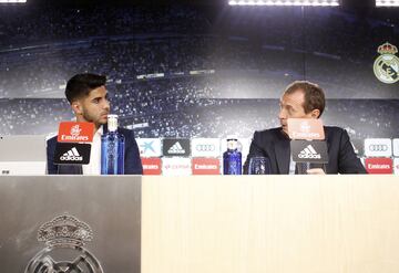 Marco Asensio y Emilio Butrageño.