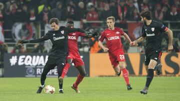 La hinchada del Spartak es muy fiel.