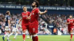 Salah finds the net again to equal Premier League scoring record