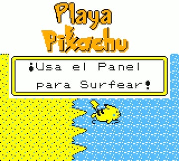 pokemon amarillo pikachus beach playa pikachu minijuego secreto