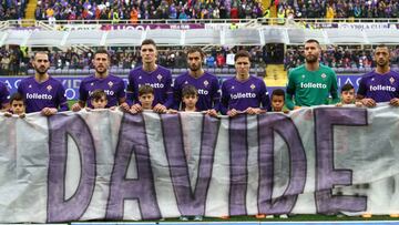 Emocionante adi¨®s a Astori en el partido m¨¢s dif¨ªcil de la Fiore