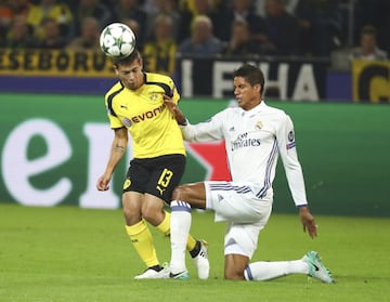 Guerreiro y Varane.