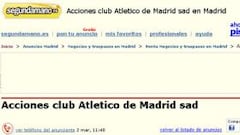 Ventero saca a venta sus acciones en Segundamano