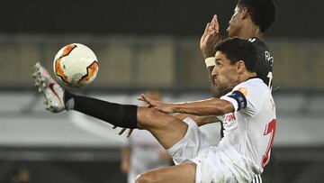 Navas, ante el United.