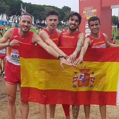 Abadía, Mayo y Carro dan el bronce por equipos a España