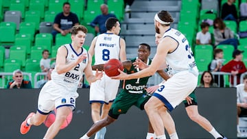 Baxi Manresa, ante el Cedevita Olimpia de Liubliana.