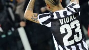 Arturo Vidal se llev&oacute; los aplausos en el tercer t&iacute;tulo de la Juventus.