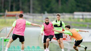 Entrenamiento del Betis en Austria.