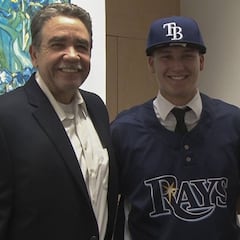 José Cerda, de Toros de Tijuana a Tampa Bay Rays