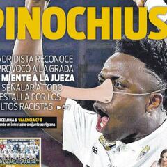 Indignación en el Madrid por la portada que ataca a Vinicius