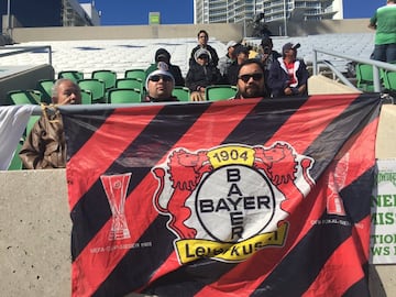 Aficionados del Bayer Leverkusen.