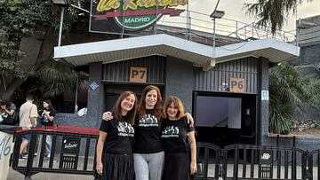 De izquierda a derecha: Arantza, Sara y Beli, las Ultraligera Fans. La vuelta al mundo por Ultraligera.