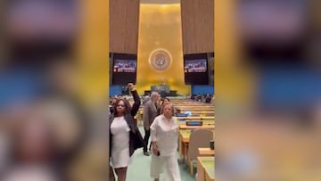 La representación del país, encabezada por la vicepresidenta Francia Márquez, abandonó el recinto de la ONU mientras se llevaba a cabo la intervención del ministro israelí.