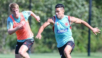 Radamel Falcao García y Andrés Llinás en Selección Colombia