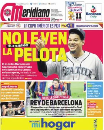 Portadas de la prensa deportiva