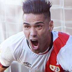 Falcao, elegido el jugador del mes en Rayo Vallecano