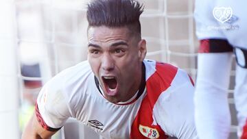 Falcao, elegido el jugador del mes en Rayo Vallecano