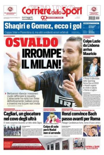 Portadas de la prensa deportiva