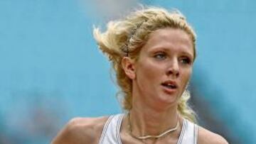 Yelena Soboleva en el Mundial de Osaka.